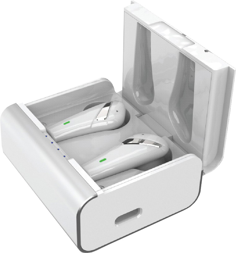 Auriculares Tws Enc Pods Bluetooth c/ Caixa de Carregamento (Branco) - SAMI