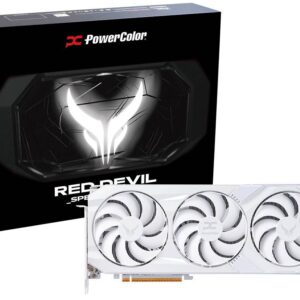 Placa Gráfica AMD RX 9070 XT RDNA 4 Red Devil Spectral White 16GB GDDR6 - POWERCOLOR
