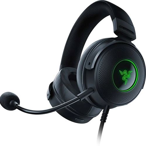 Headset Gaming Kraken V3 HyperSense (Preto) - RAZER