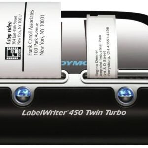 Impressora de Etiquetas LabelWriter 450 TwinTurbo (Preto/Prateado) - DYMO