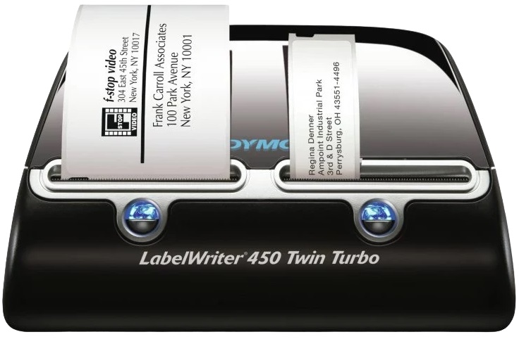 Impressora de Etiquetas LabelWriter 450 TwinTurbo (Preto/Prateado) - DYMO
