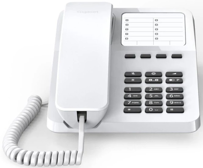 Telefone Analógico DESK 400 (Branco) - GIGASET