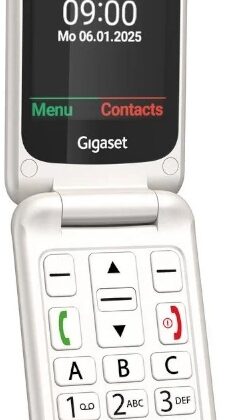 Telemóvel Sénior 2,8 GL595 (Pearl White) - GIGASET