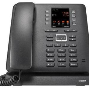 Telefone Analógico c/ Fios (Rede Fixa) Maxwell C Preto – GIGASET