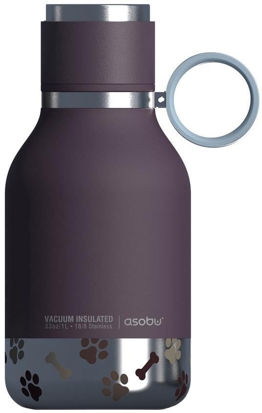 Garrafa Térmica p/ Cães 975ml (Roxo) - ASOBU