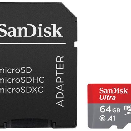 Cartão de Memória Ultra Android microSDXC 64GB + Adaptador - SANDISK