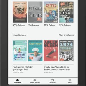 Leitor E-Book Shine Color 6 16GB Wi-Fi Ecrã Tátil (Preto) – TOLINO
