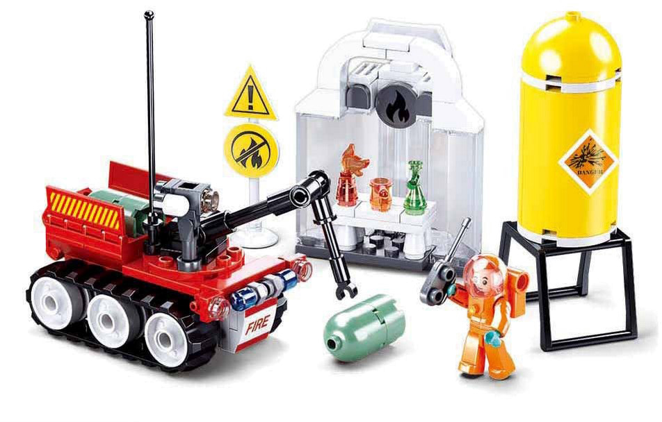 Fire Estação Abastecimento Tanque 130 Pcs - SLUBAN