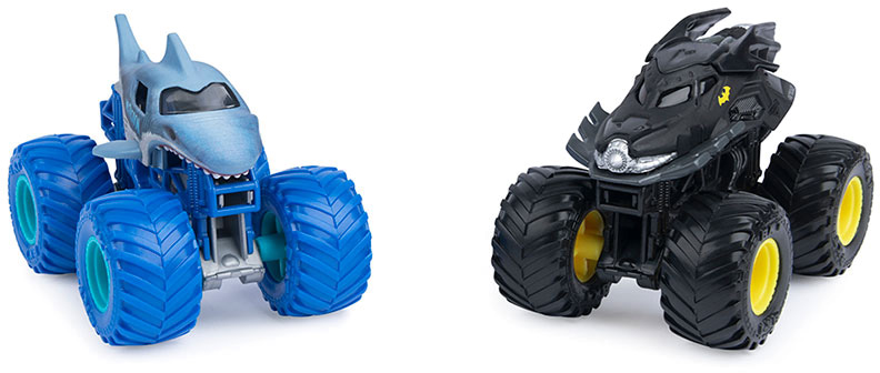Pack 2 Batman vs Megalodon 1:64 - SPIN MASTER