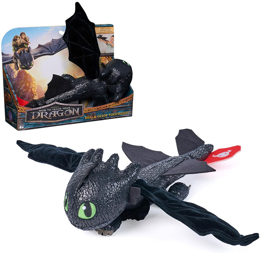 Dragon Dragão Toothless Vira e Abraça - SPIN MASTER
