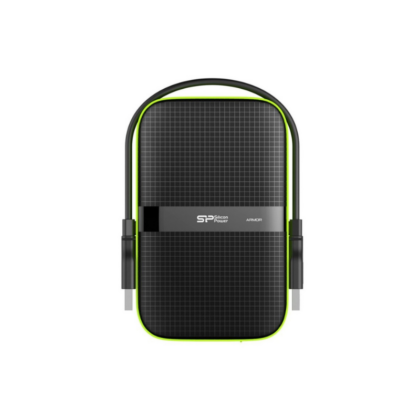 Disco Duro Externo Silicon Power 2TB A60 2.5" USB 3.1 Armor Antichoque e Prova de Água Preto