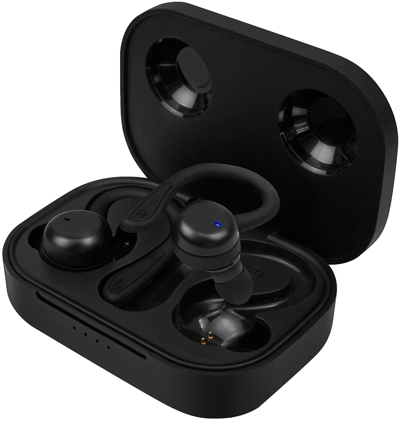 Auriculares Spartan Bluetooth 5.3 (Preto) - PHOENIX