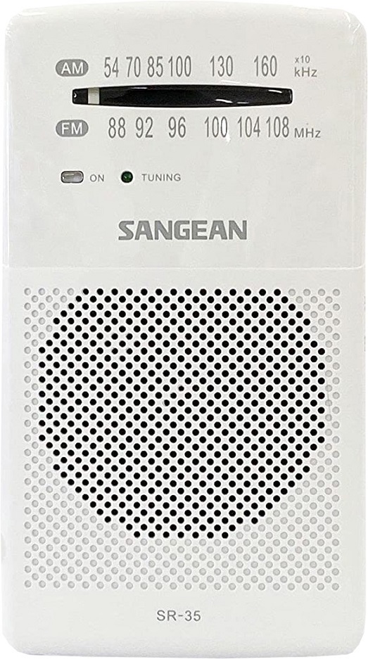Rádio de Bolso FM/AM Sr-35 (Branco) - SANGEAN