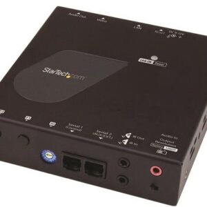 Extensão AV ST12MHDLAN4K Transmissor e Recetor (100 mts) Preto - STARTECH