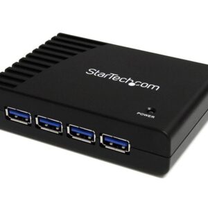 Hub de Interface USB 3.0 ST4300USB3EU 5000 Mbit/s Preto - STARTECH