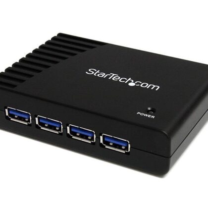 Hub de Interface USB 3.0 ST4300USB3EU 5000 Mbit/s Preto - STARTECH