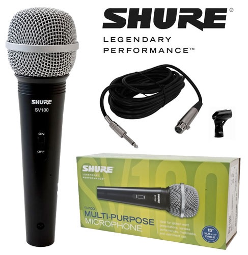 Microfone Dinâmico Cardioide - SHURE