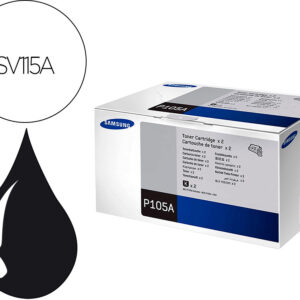 Pack 2x Toner Laser Sv115A / Mlt-P1052A (Preto) - SAMSUNG