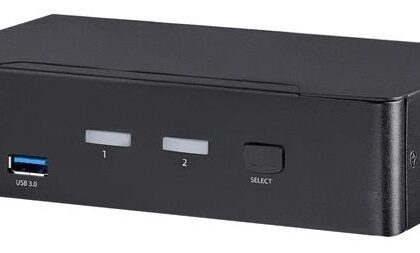 Switch KVM DisplayPort SV231DPU34K Preto (3840x2160) - STARTECH