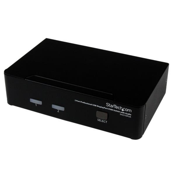 Switch SV231DPUA KVM DisplayPort Preto (3840x2400) - STARTECH