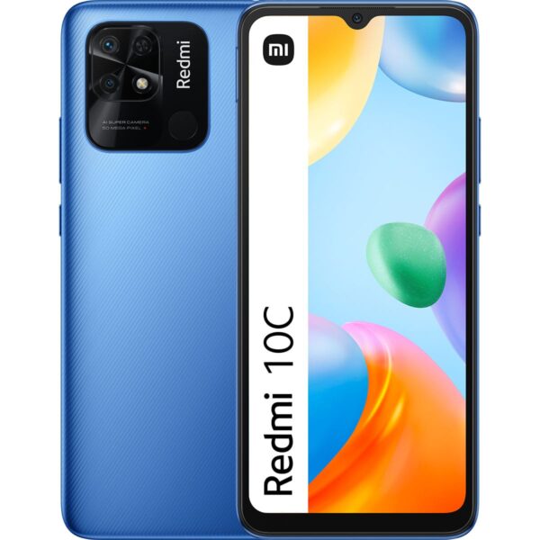 Smartphone Xiaomi Redmi 10C NFC 4GB 128GB 6.71" Azul Oceano