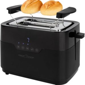 Torradeira Compacta TA 1244 920W c/ Controlo Tátil - PROFICOOK