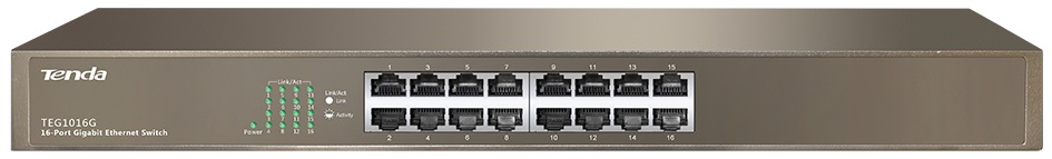 Switch 16P Gigabit 10/100/1000 Mbps TEG1016G - TENDA