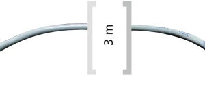 Cabo UTP Cat 6 3m (Cinzento) - FONESTAR