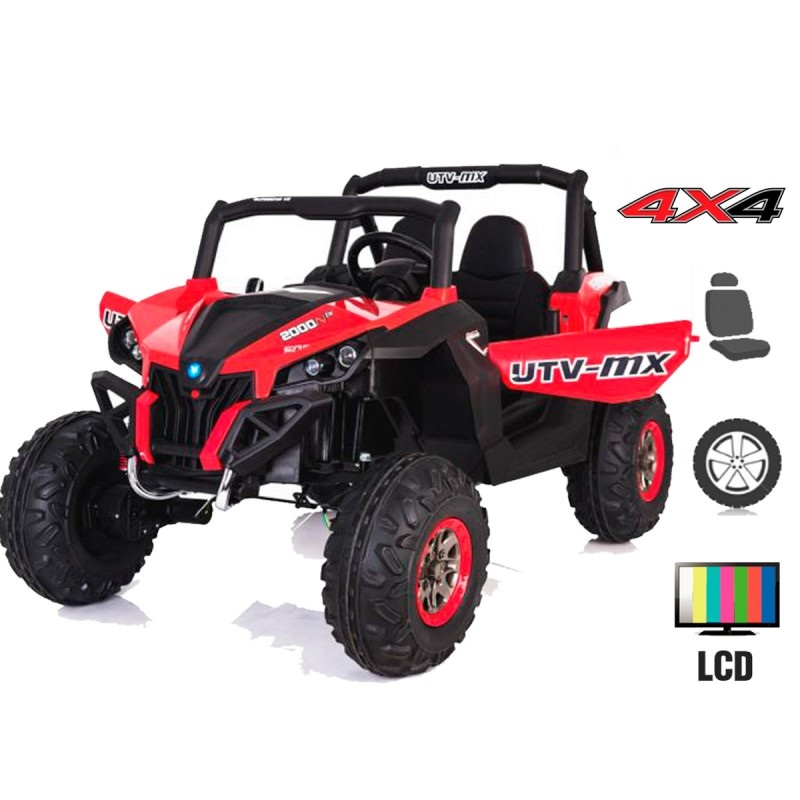 Carro Elétrico Buggy XM-4x4 (Dois Lugares) Vermelho