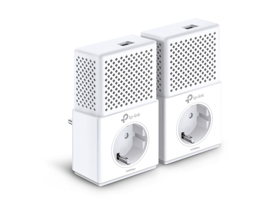 Powerline TP-LINK 1000Mbts AV1000 Conjunto 2 Uni