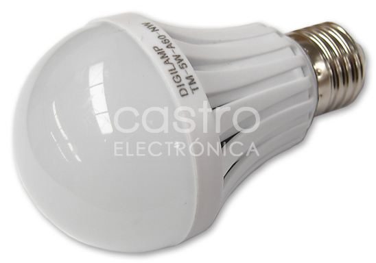 Lampada LED Emergência E27 A60 220V 5W Branco Q. 3000K 300Lm