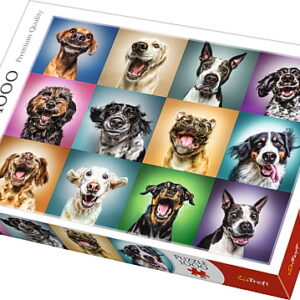 Puzzle 1000pcs Cães Engraçados