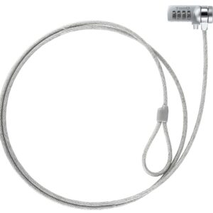 Cadeado Segurança p/ Portátil c/ Combinação Prateado (1.5m) - TOOQ