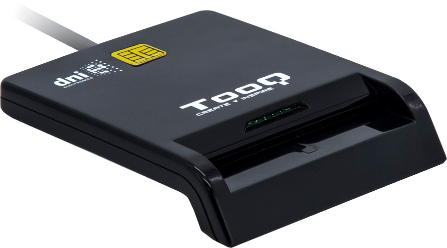 Leitor de Cartões Inteligente DNI USB-C (Preto) - TOOQ
