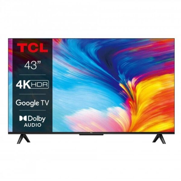 TV Led TCL 43" 43P631 Smart TV 4K UHD Preta