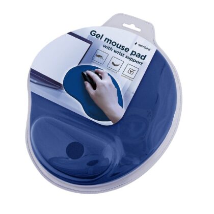 Tapete Para Rato Gembird em Gel com Apoio de Pulso Azul