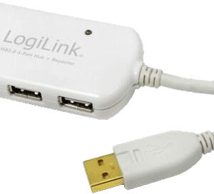 HUB 4 USB 2.0 UA0108 12 metros - LOGILINK