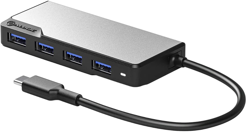 HUB USB-C 4-EM-1 (4x USB-A) - ALOGIC