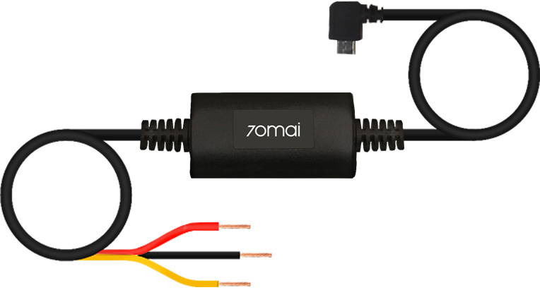 Adaptador de Alimentação Hardwire Kit 70mai p/ Câmara Automóvel (Preto) - XIAOMI