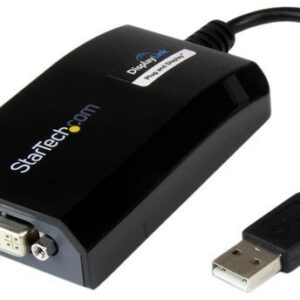 Adaptador USB Macho - DVI Fêmea FullHD Preto - STARTECH