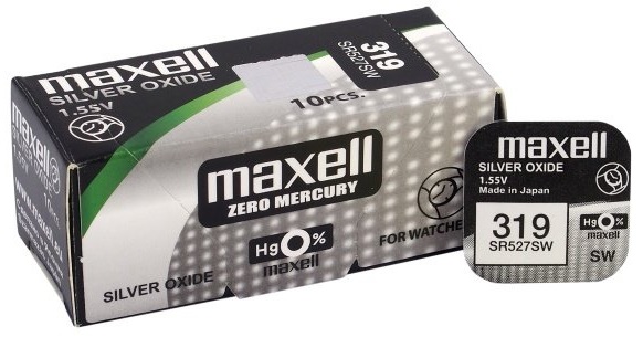 Pilha V319/SR527SW 1,5V - MAXELL