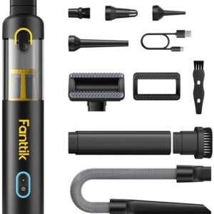 Aspirador de Carro Portátil V8 Apex 120W 120ml (Preto) - FANTTIK