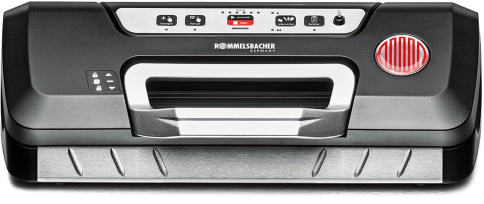 Máquina de Selar a Vácuo VAC 285 (Preto/Prateado) - ROMMELSBACHER