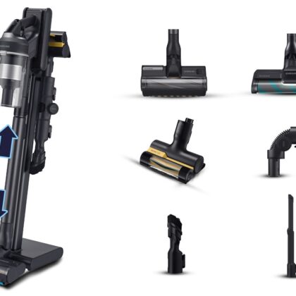 Aspirador Vertical VS20C9554TK 0.8L 580W (Preto) - SAMSUNG
