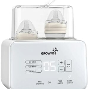Aquecedor de Biberões 8-EM-1 c/ Temporizador (Branco) - GROWNSY