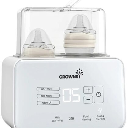 Aquecedor de Biberões 8-EM-1 c/ Temporizador (Branco) - GROWNSY