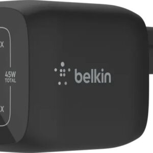 Carregador Duplo BoostCharge Pro USB-C 45W (Preto) - BELKIN