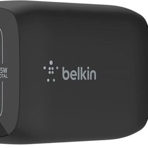 Carregador Duplo USB-C 65W (Preto) - BELKIN