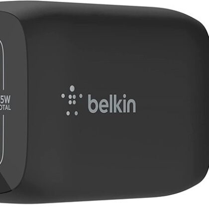 Carregador Duplo USB-C 65W (Preto) - BELKIN