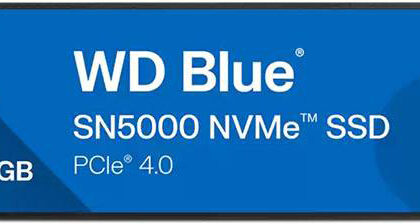 SSD M.2 2280 WD Blue SN5000 500GB TLC NVMe PCIe Gen 4.0x4 - WESTERN DIGITAL